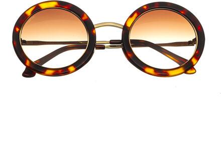 Quant Handgemaakt in Italië zonnebril Bruin