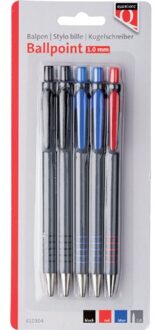 Quantore Balpen quantore grip drukknop assorti 5 stuks