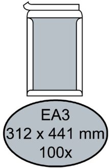 Quantore Bordrug Envelop EA3 Wit Huismerk