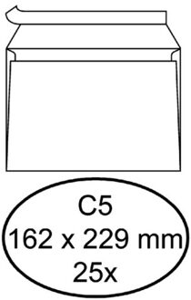 Quantore Envelop quantore bank c5 162 x 229 80 gr zk wit