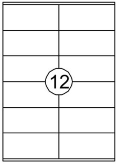 Quantore QUANTOREPrinteretiketten 105mmx48mm