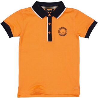 Quapi Jongens polo shirt - Biko - Oranje - Maat 104