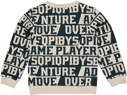 Quapi jongens sweater Donker groen - 134-140