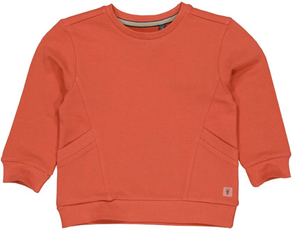 Quapi Jongens sweater menno red Oranje - 92