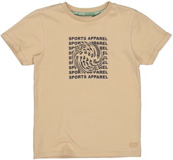 Quapi Jongens t-shirt - Baran - Zand - Maat 104