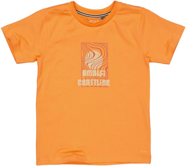 Quapi Jongens t-shirt benne Oranje - 140