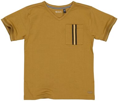 Quapi Jongens t-shirt - Beril - Bruin - Maat 134/140