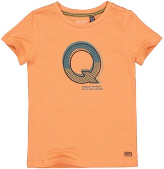 Quapi Jongens t-shirt qtarek mandarin Oranje - 140
