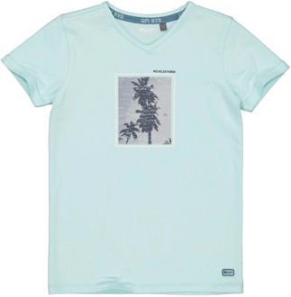 Quapi Jongens t-shirt qtate blue sky Licht blauw - 152