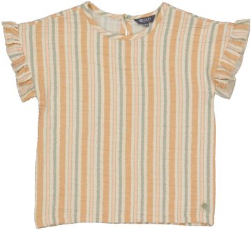 Quapi Meisjes blouse - Thalea - AOP Multi streep - Maat 134/140