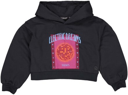 Quapi Meisjes hoodie - Didi - Zwart - Maat 134/140