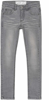 Quapi Meisjes jeans broek - Josine - Grijs - Maat 98