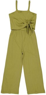 Quapi Meisjes jumpsuit - Bess - Cedar groen - Maat 122/128