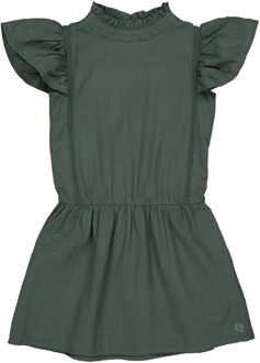 Quapi Meisjes jurk - Baya - Donker groen - Maat 98