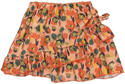 Quapi Meisjes rok - Beverly - AOP grafisch roze - Maat 134/140