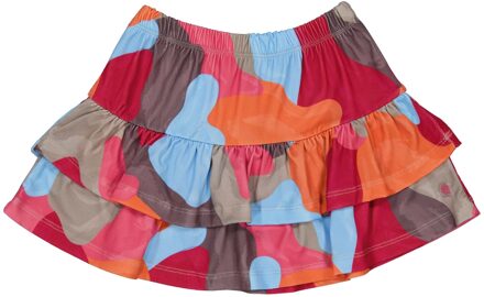 Quapi Meisjes rok - Djess - AOP Multi camo - Maat 134/140