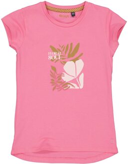 Quapi Meisjes t-shirt - Bibian - Roze - Maat 104