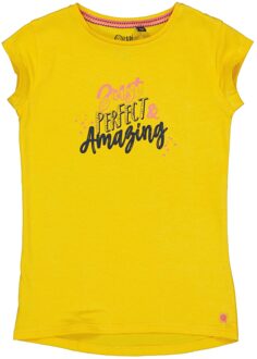 Quapi Meisjes t-shirt - Malana - Zonnig geel - Maat 92