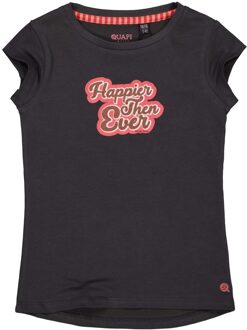 Quapi Meisjes t-shirt - Tayna - Grijs - Maat 98/104