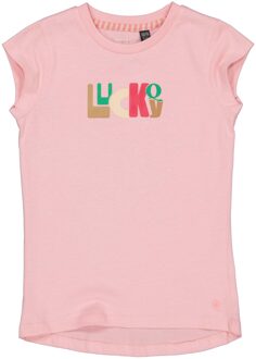Quapi Meisjes t-shirt - Tehila - Candy roze - Maat 134/140