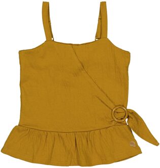 Quapi Meisjes top - Bloom - Fudge bruin - Maat 104