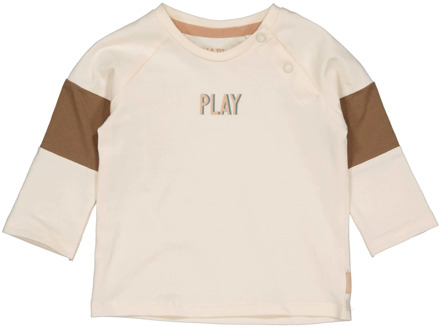 Quapi Newborn baby jongens shirt carlo creme Beige - 68