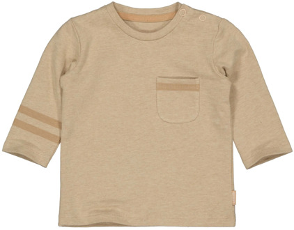 Quapi Newborn baby jongens shirt cas oatmeal melee Beige - 68
