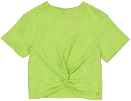 Quapi Zomer shirt meisjes - groen - Fennie - Maat 104