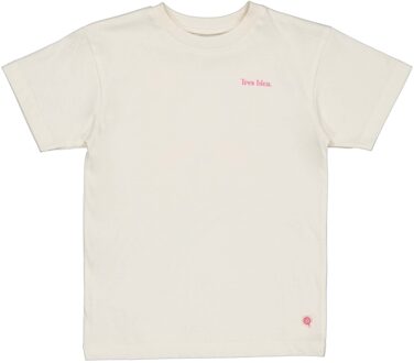 Quapi Zomer shirt meisjes - wit - Zelie - Maat 104