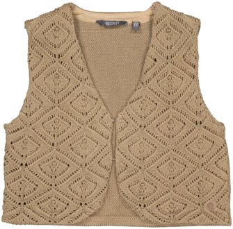 Quapi Zomer vest meisjes - zand - Fran - Maat 134/140