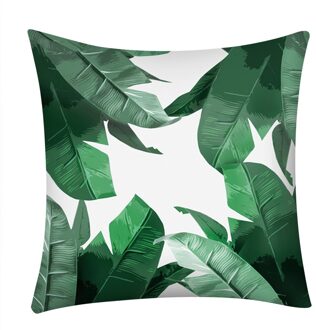 Quare Cactus Banana Leaf Print Kussensloop Polyester Sofa Auto Kussen Cover Home Decor