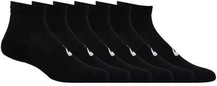 Quarter Hardloop Sokken (6-pack) zwart - 39-42