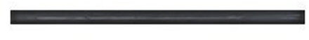 Quarter Round wandtegel - 1.5x30cm - 8mm - Rechthoek - Black Glans SW07312215 Black (Zwart)
