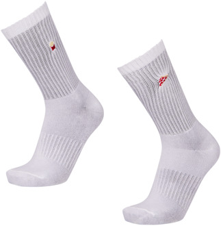 Quarter Sokken Unisex - Zwart - Maat 39 - 42 - Katoen Black