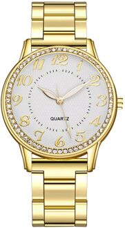 Quartz Horloges Luxe Horloge Quartz Horloge Rvs Dial Casual Bracele Horloge Horloges Klok Relojes Feminino