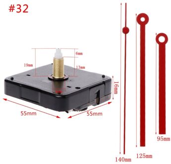 Quartz Klok Movement Mechanism Handen Muur Reparatie Tool Onderdelen Stille Kit Set Diy L5YE