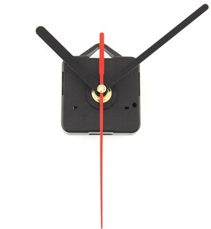 Quartz Praktische Klok Beweging Mechanisme Onderdelen DIY Nuttig Gereedschap met Zwarte & Rode Handen Stille