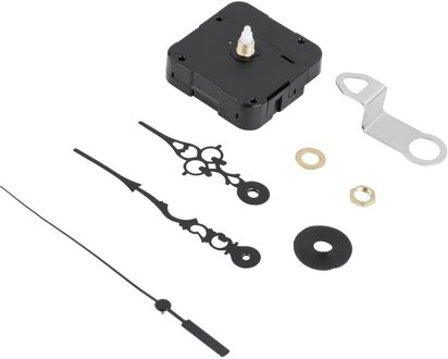 Quartz Wandklok Beweging Mechanisme Zwarte Handen Diy Repair Parts Kit