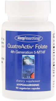 QuatreActiv Folate 4th Generation 5-MTHF 90 Vegetarian Capsules - Allergy Research Group