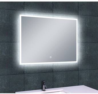 Quatro Led Spiegel 80X60 cm Aqua Splash