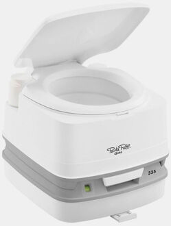 Qube 335 Porta Potti - Met Hold Down Kit - Wit