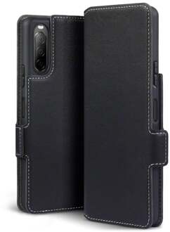 Qubits slim wallet hoes - Sony Xperia 10 II - Zwart