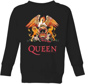 Queen Crest Kids' Sweatshirt - Black - 122/128 (7-8 jaar) Zwart - M