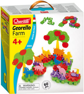 Quercetti Georello Boerderij 60-delig Multikleur