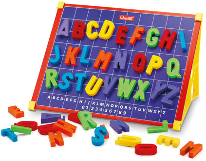 Quercetti Magneta magneetletters 2-in-1 53-delig Multikleur