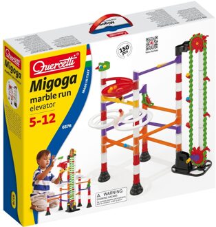 Quercetti Migago knikkerbaan met lift 150-delig Multikleur