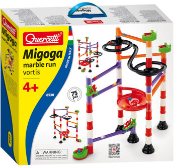 Quercetti Migoga Knikkerbaan 75-delig Multikleur