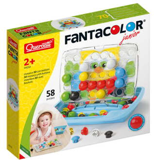 Quercetti mozaïek fantacolor junior 56-delig Multikleur