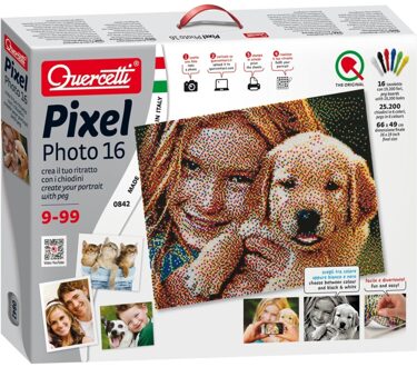 Quercetti Pixel Foto 16 66 X 49 Cm 24000-delig Multikleur