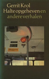 Querido Halte opgeheven en andere verhalen - eBook Gerrit Krol (9021445085)